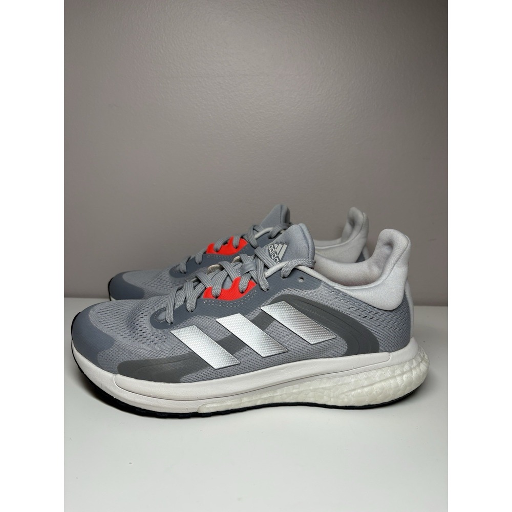 Adidas Women's Solar Glide 4 ST Running Shoes Sneakers Halo Silver Gray - Size 6 - Picture 2 of 10
